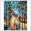 cross stitch pattern Winter Alley (Large)