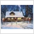 cross stitch pattern Winter's Oasis (Large)