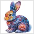 cross stitch pattern Abstract Bunny
