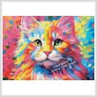 cross stitch pattern Bright Kitten (Large)