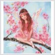 cross stitch pattern Cherry Blossom Fairy (Large)