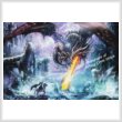 cross stitch pattern Dragon Attack (Large)