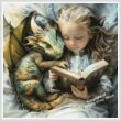 cross stitch pattern Dragon Tales (Large)