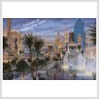 cross stitch pattern Evening in Vegas (Large)