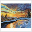 cross stitch pattern January Sunrise (Large)
