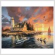 cross stitch pattern Lighthouse Inlet (Large)