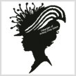cross stitch pattern Lady Silhouette 13