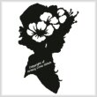 cross stitch pattern Lady Silhouette 16
