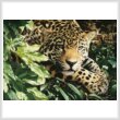cross stitch pattern Mini Jaguar at Rest