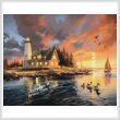 cross stitch pattern Mini Lighthouse Inlet