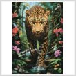 cross stitch pattern Mini Mysterious Leopard