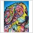 cross stitch pattern Mini Mountain Dog