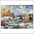 cross stitch pattern Mini The Early Snow