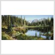 cross stitch pattern Mountain Hideaway (Large)