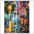 cross stitch pattern Mini The Night Rain