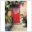 cross stitch pattern Red Door (Large)
