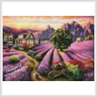 cross stitch pattern The Landscape of Provence (Large)