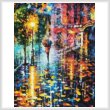 cross stitch pattern The Night Rain
