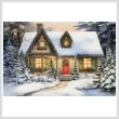 cross stitch pattern Winter Christmas