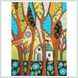 cross stitch pattern Whispering Trees (Large)