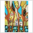 cross stitch pattern Whispering Trees