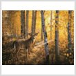 cross stitch pattern Whitetail in Aspens