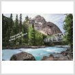 cross stitch pattern Yoho Valley Road Bridge