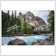 cross stitch pattern Yoho Valley Road Bridge (Large)