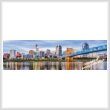 cross stitch pattern Cincinnati Skyline