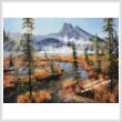 cross stitch pattern Emerald Lake Mists (Large)