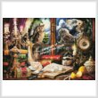 cross stitch pattern Evening Still Life with Owls