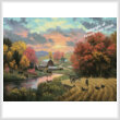 cross stitch pattern Golden Retreat (Large)