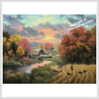 cross stitch pattern Golden Retreat