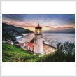 cross stitch pattern Heceta Head Lighthouse (Large)