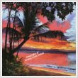 cross stitch pattern Maui Sunset
