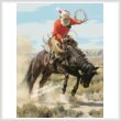 cross stitch pattern Mini Fun in the Saddle