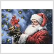 cross stitch pattern Mini Kris Kringle