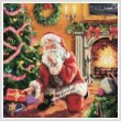 cross stitch pattern Quiet Santa (Large)