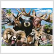 cross stitch pattern Rocky Mountain Selfie (Large)