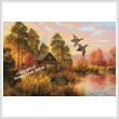 cross stitch pattern Secluded Home