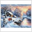 cross stitch pattern Snow River (Large)