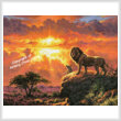 cross stitch pattern Savannah Sunset
