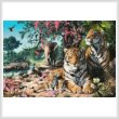 cross stitch pattern Tiger Sanctuary