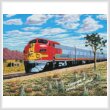 cross stitch pattern The Santa Fe Super Chief