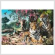 cross stitch pattern Tiger Sanctuary (Large)