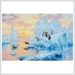 cross stitch pattern Antarctic Sunrise (Large)