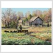 cross stitch pattern A Neighboring Farm
