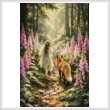cross stitch pattern Foxglove Fairy