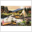 cross stitch pattern Gold Creek