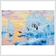 cross stitch pattern Mini Antarctic Sunrise